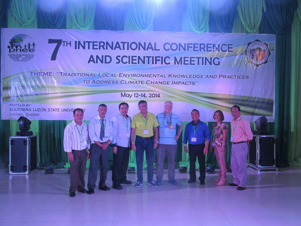 IMAGE: VA Smith with Professors at the PNEE - Philippine Network of Educators for the Environment Conference