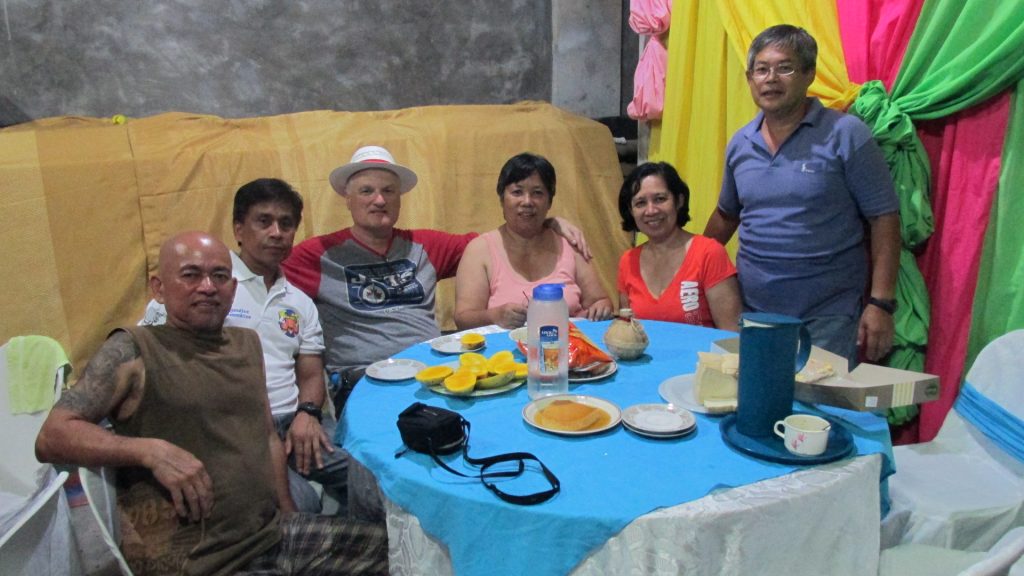 CESO VA Dave Smith is having a dinner in a family home in Lucban