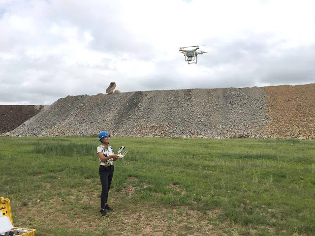 Formations en cartographie par drone en Mongolie